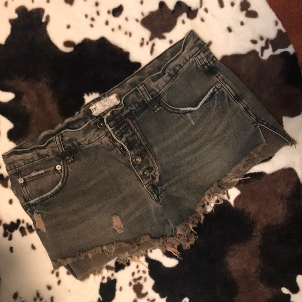 Free People Jean Shorts